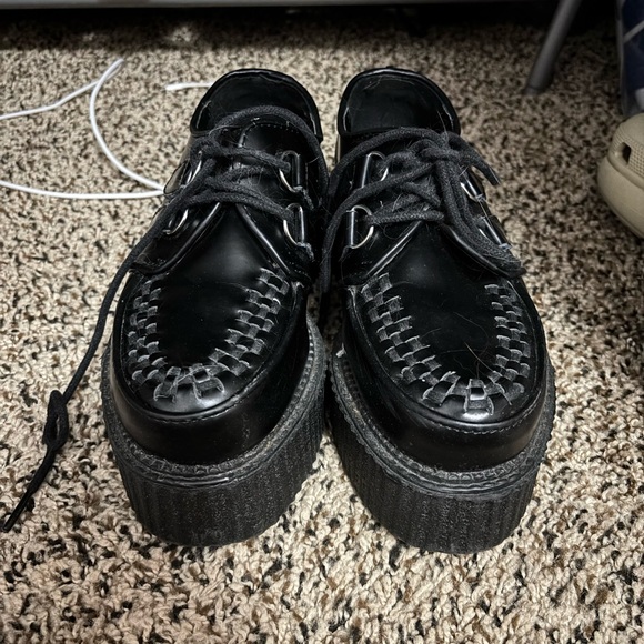Demonia Black Platform Creepers - Picture 1 of 3